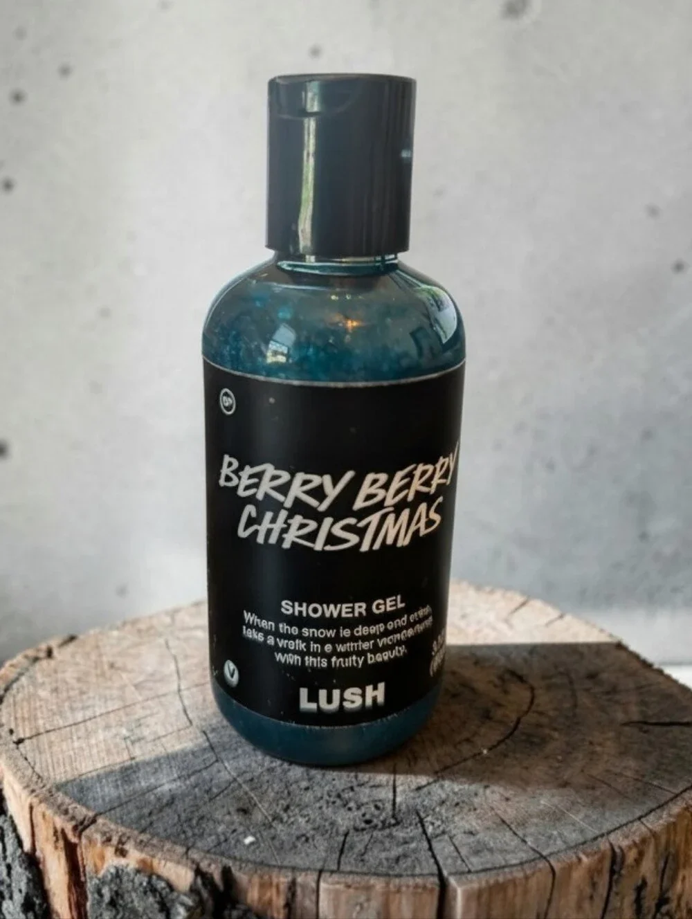 Lush Berry Berry Christmas Shower Gel 3.3oz/100ml Fruity Seasonal Body Wash